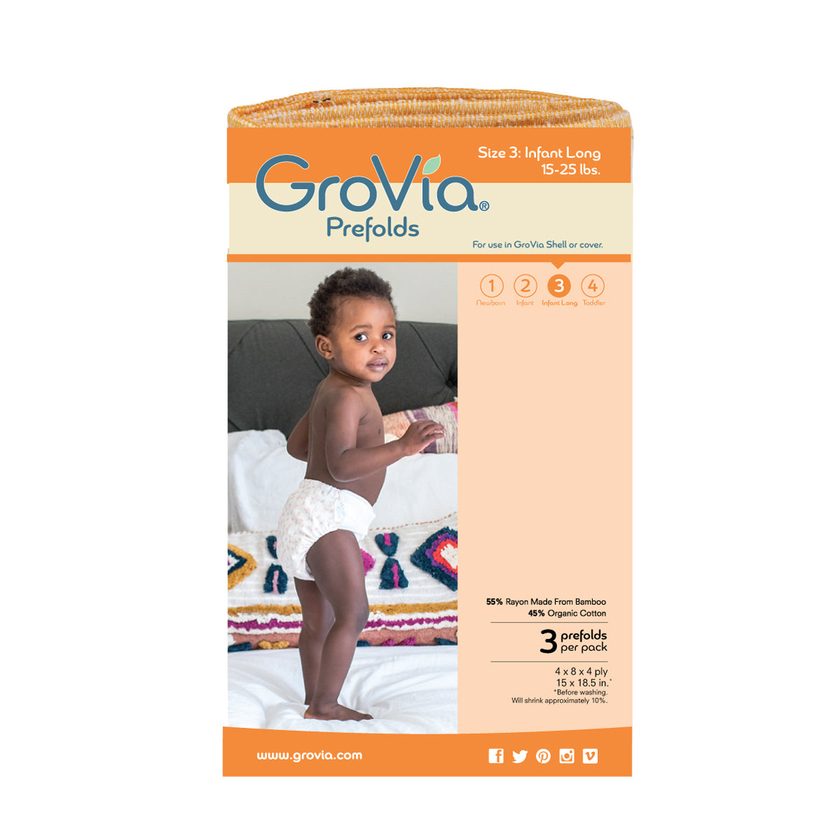 GroVia Pre-Fold (Sizes 1/2/3/4)